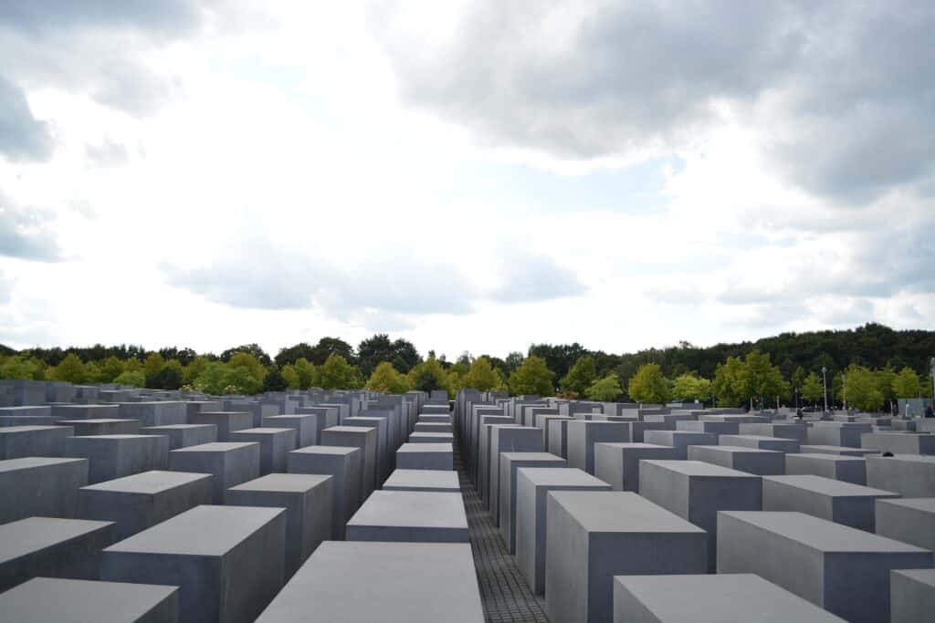 holocaust monumentet i berlin tyskland